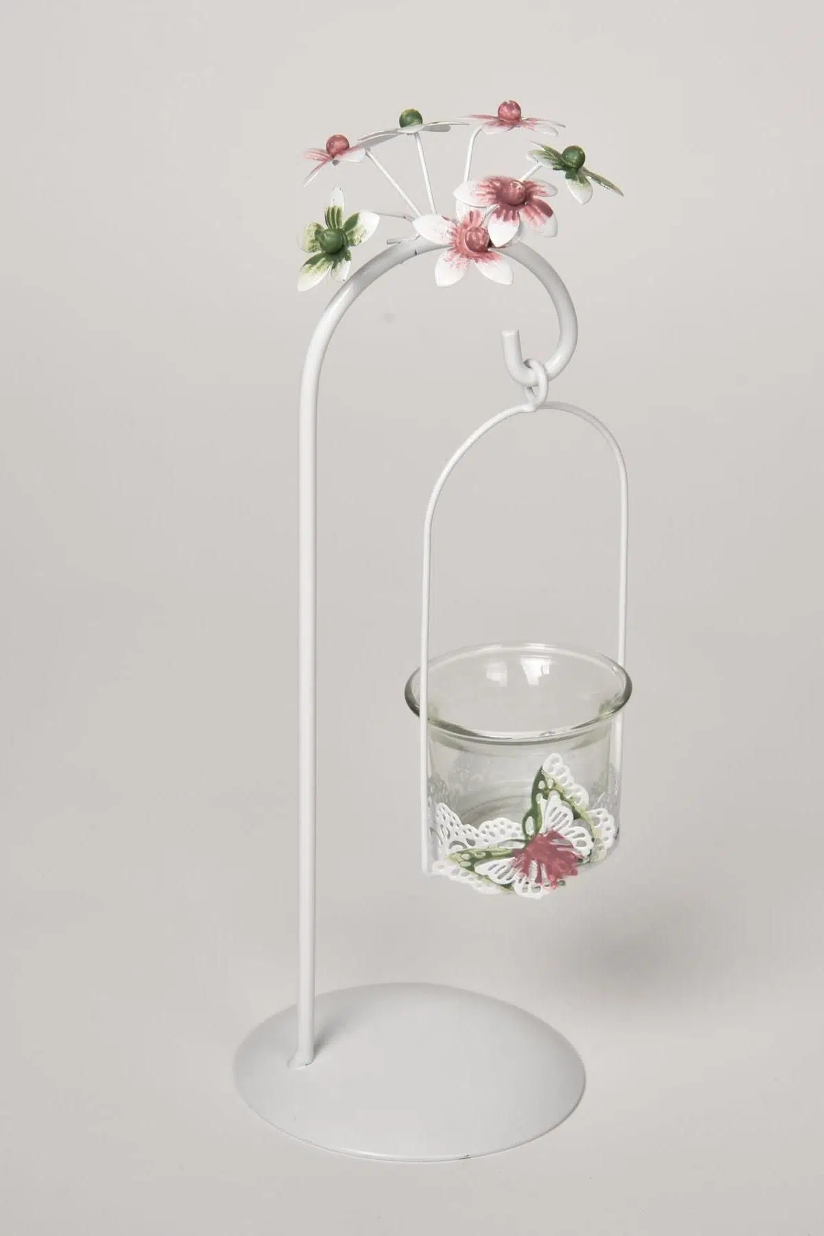 Seta Ferforje Flower Sallanan Mumluk 11X29 Cm