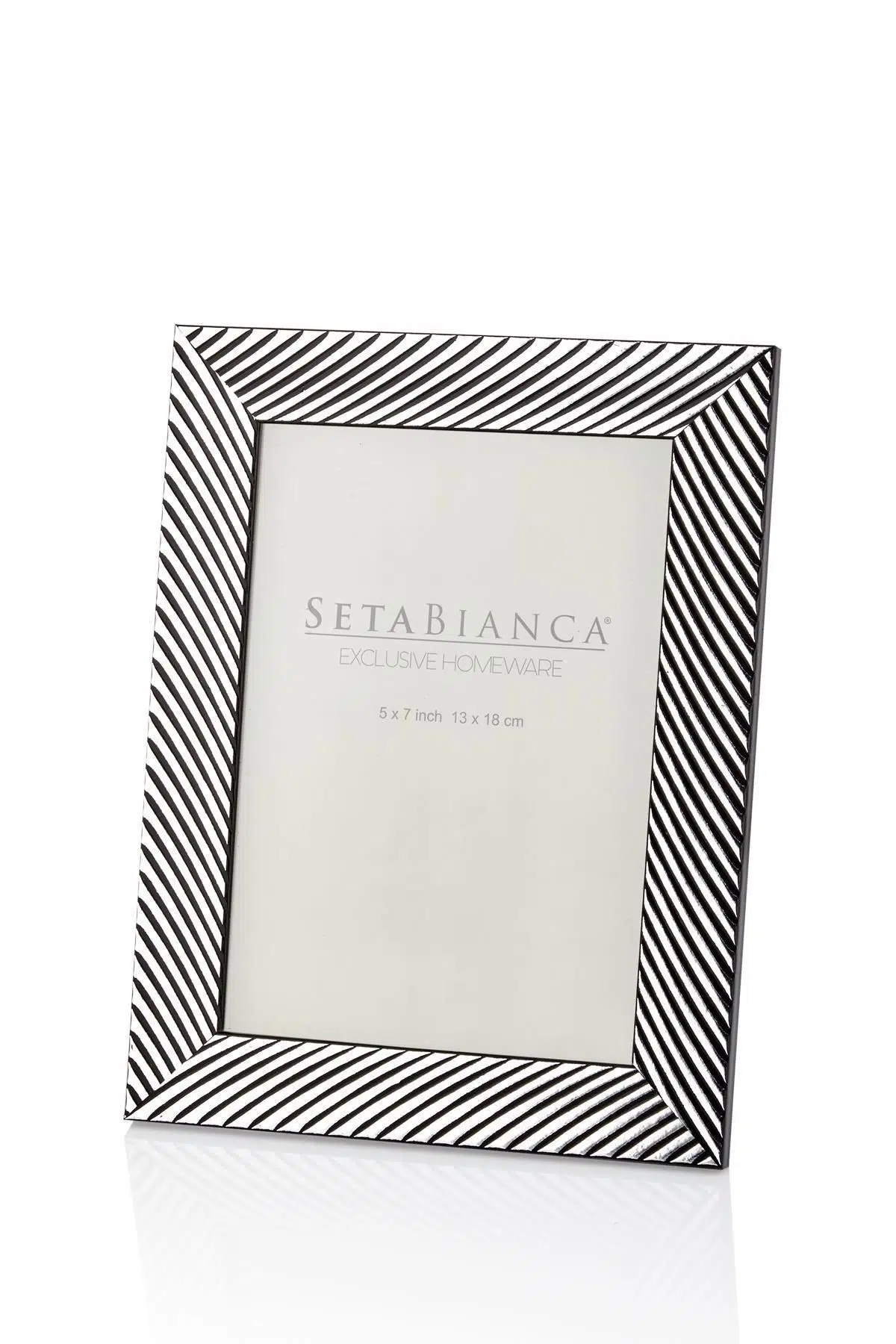 Seta Frame Cross Lıne Sılver 13*18 Cm