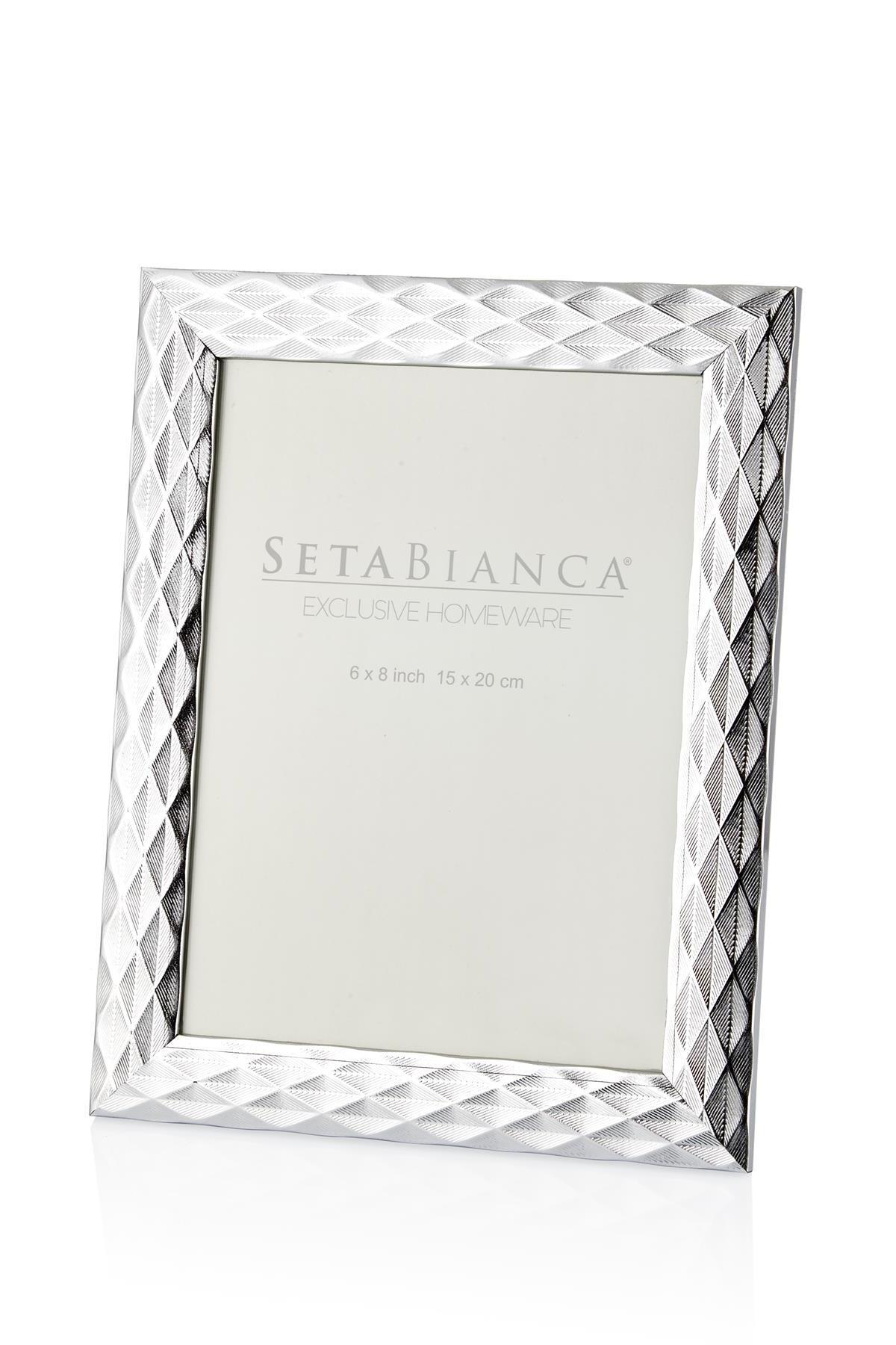 Seta Frame Diamond Sılver 15*20 Cm