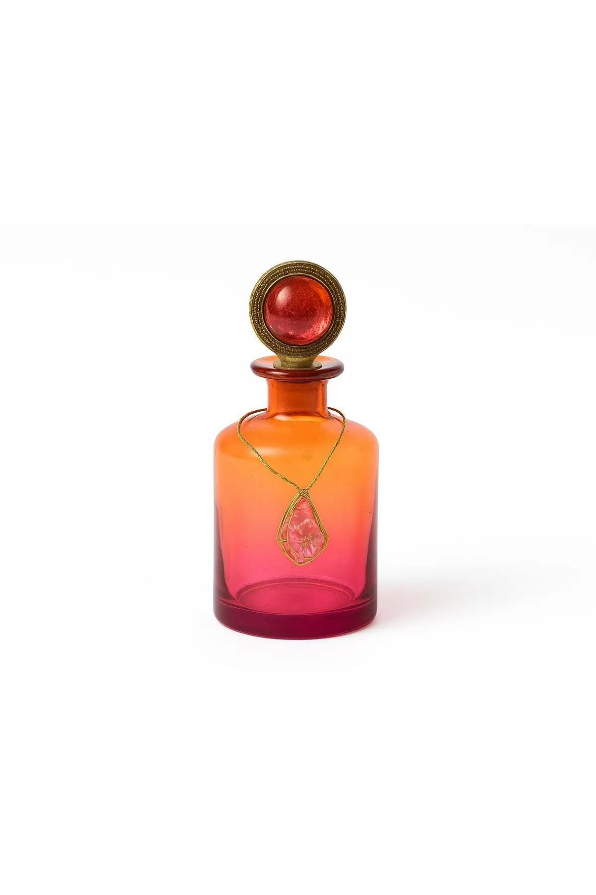 Seta Jaipur Bottle Şişe Silindir Taş Kapak 16 Cm