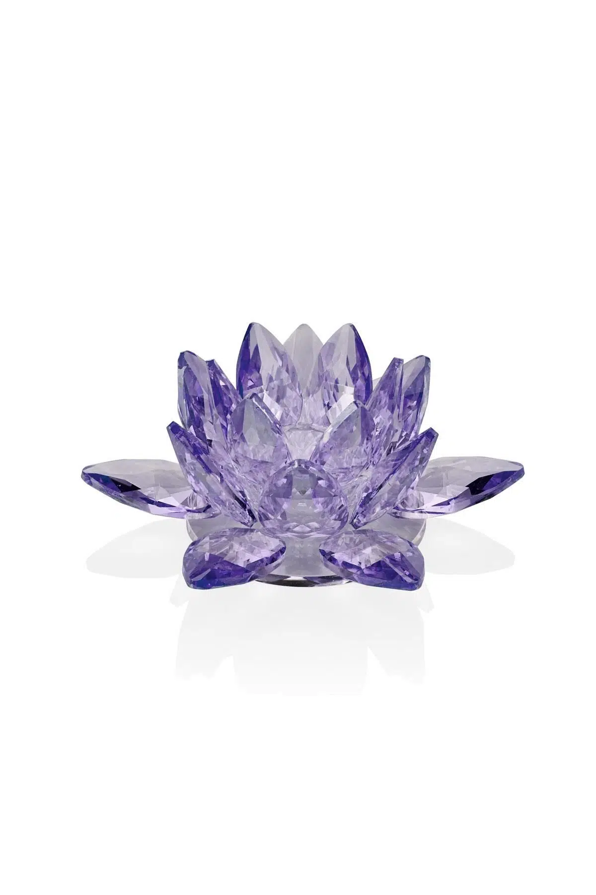 Seta Kristal Lotus Mumluk Lila 19*19*7,5 Cm