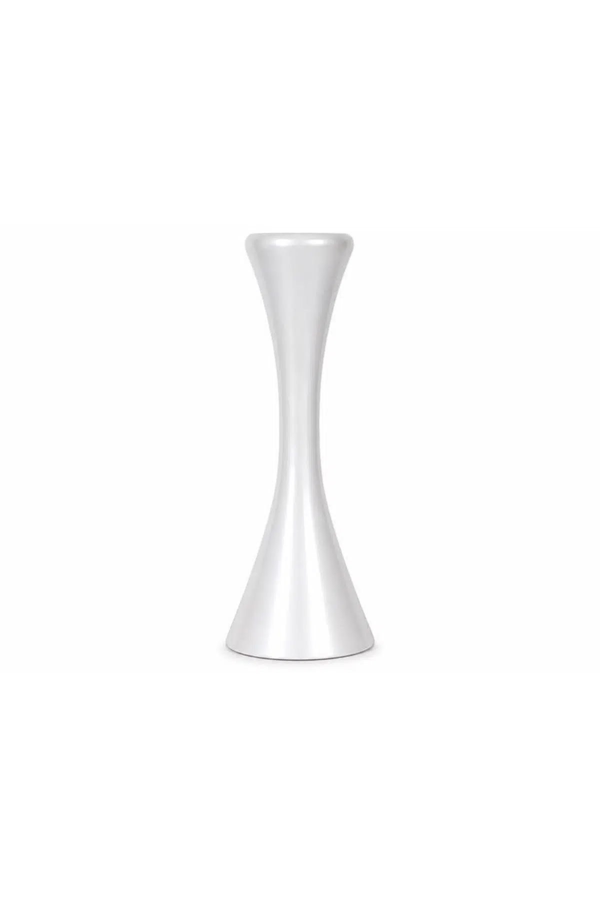 Seta Martına Şamdan Küçük Beyaz 13*13*30 Cm