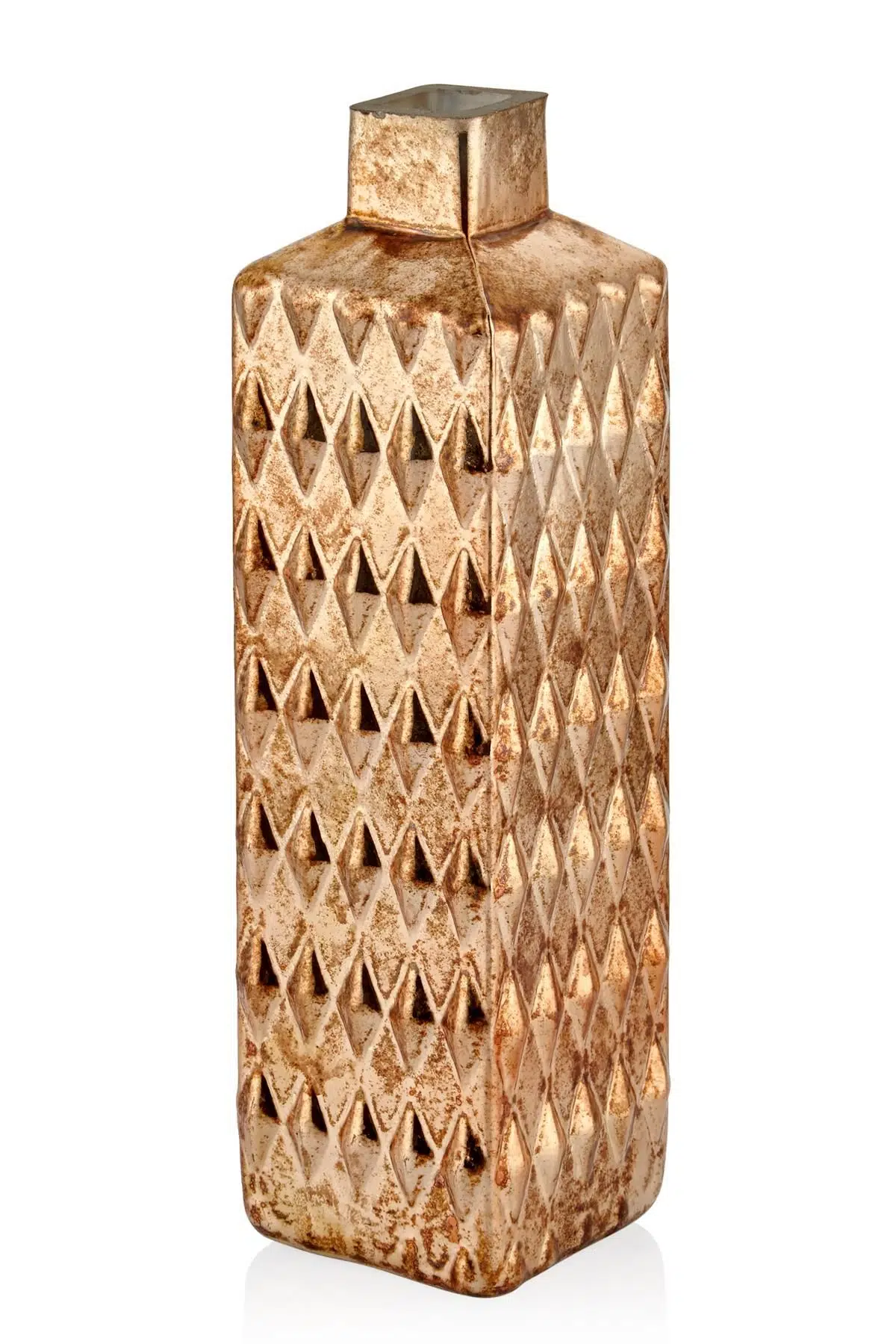 Seta Mercury Vazo Bronz 28 Cm