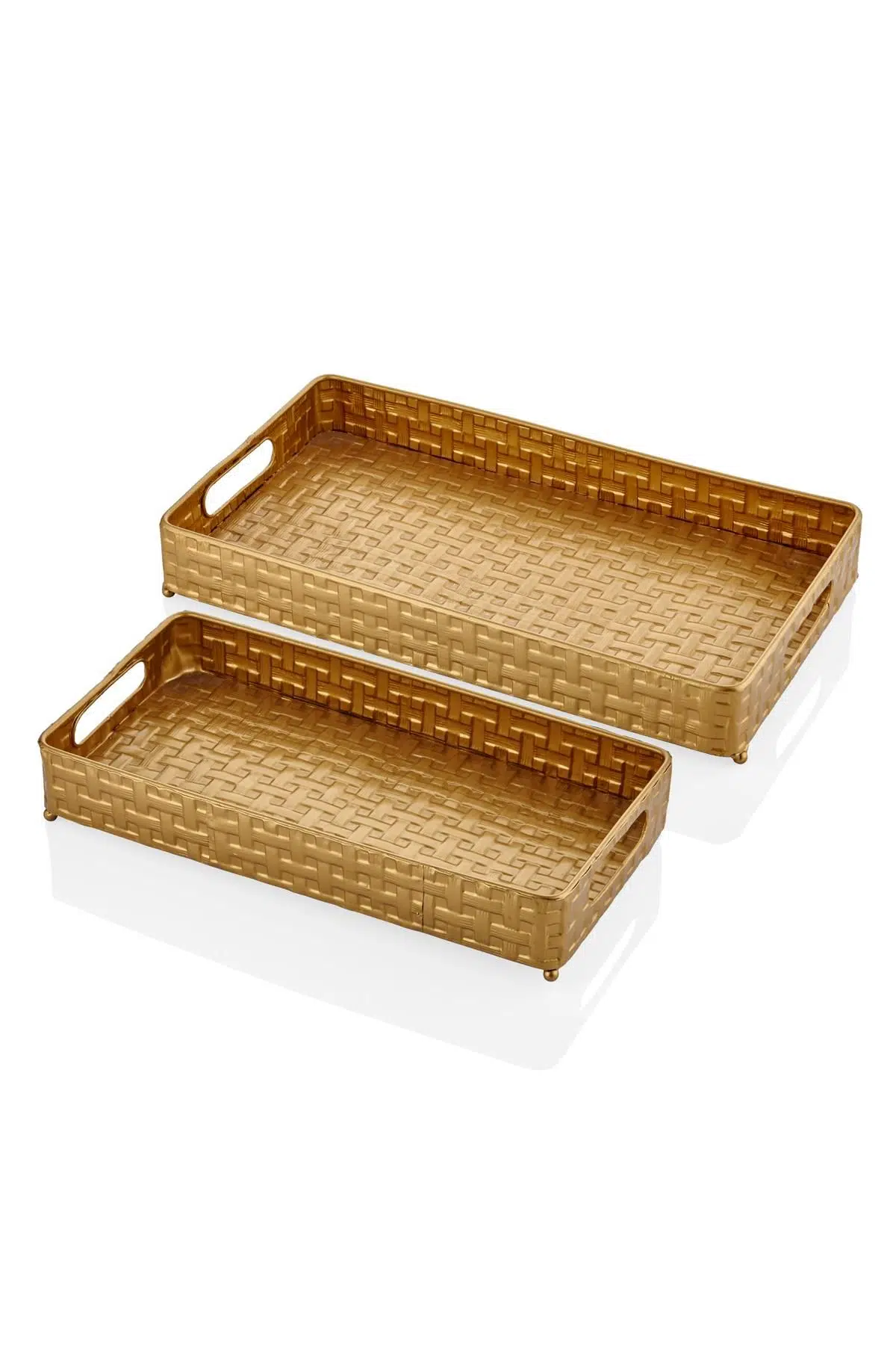 Seta Örgü 2Li Tepsi Set 39*19 - 45*25 Cm