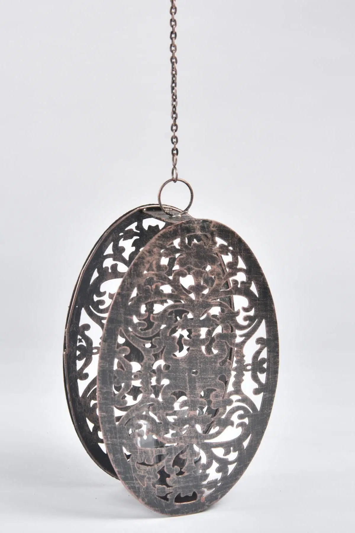 Seta Oriental Fener Oval Askı Bronz 22 Cm