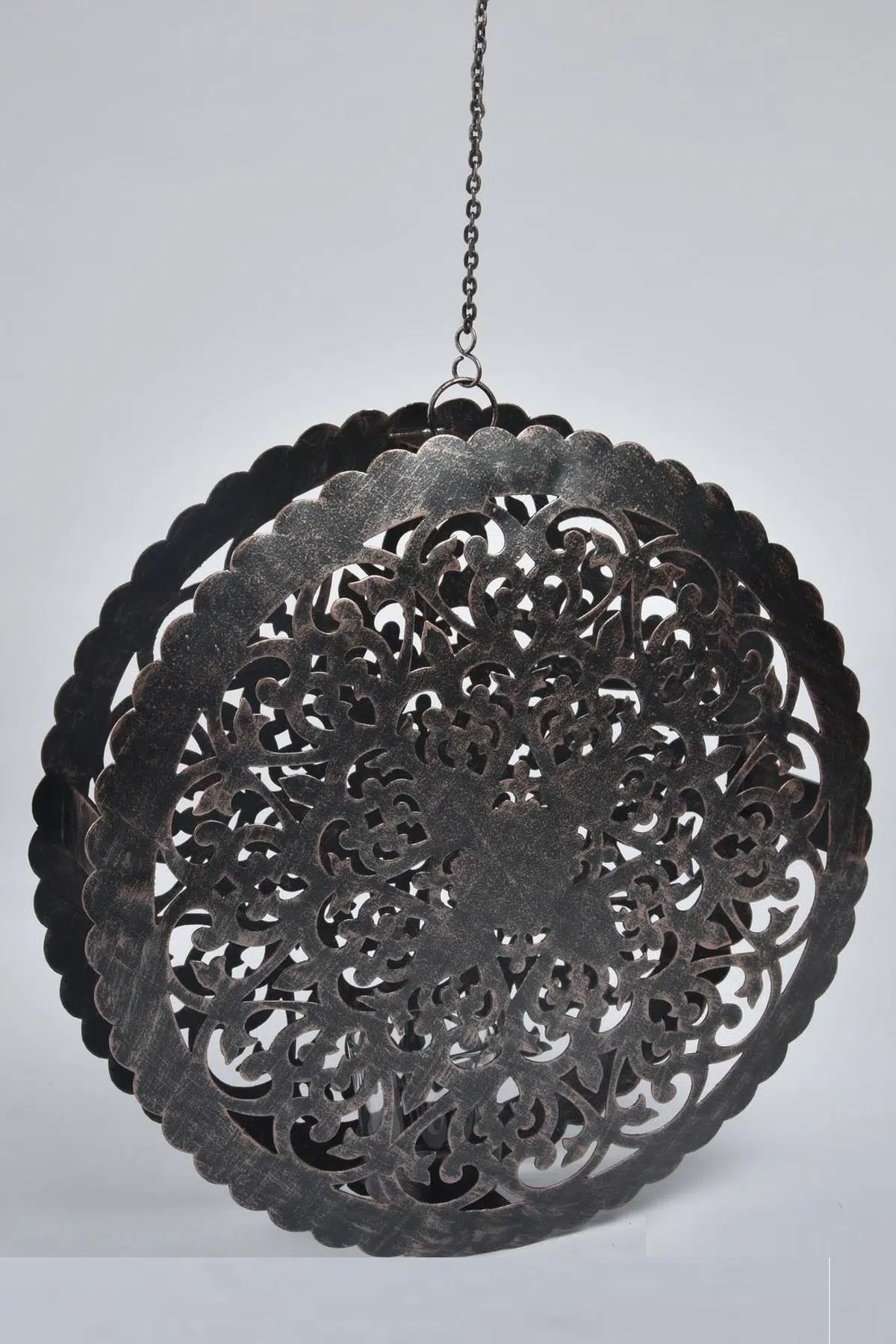 Seta Oriental Fener Yuvarlak Askı Bronz Büyük 30 Cm