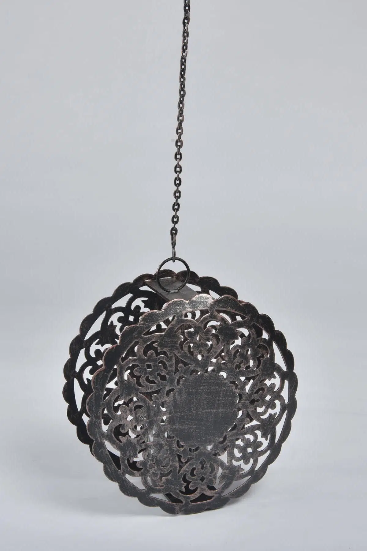 Seta Oriental Fener Yuvarlak Askı Bronz Küçük 18 Cm