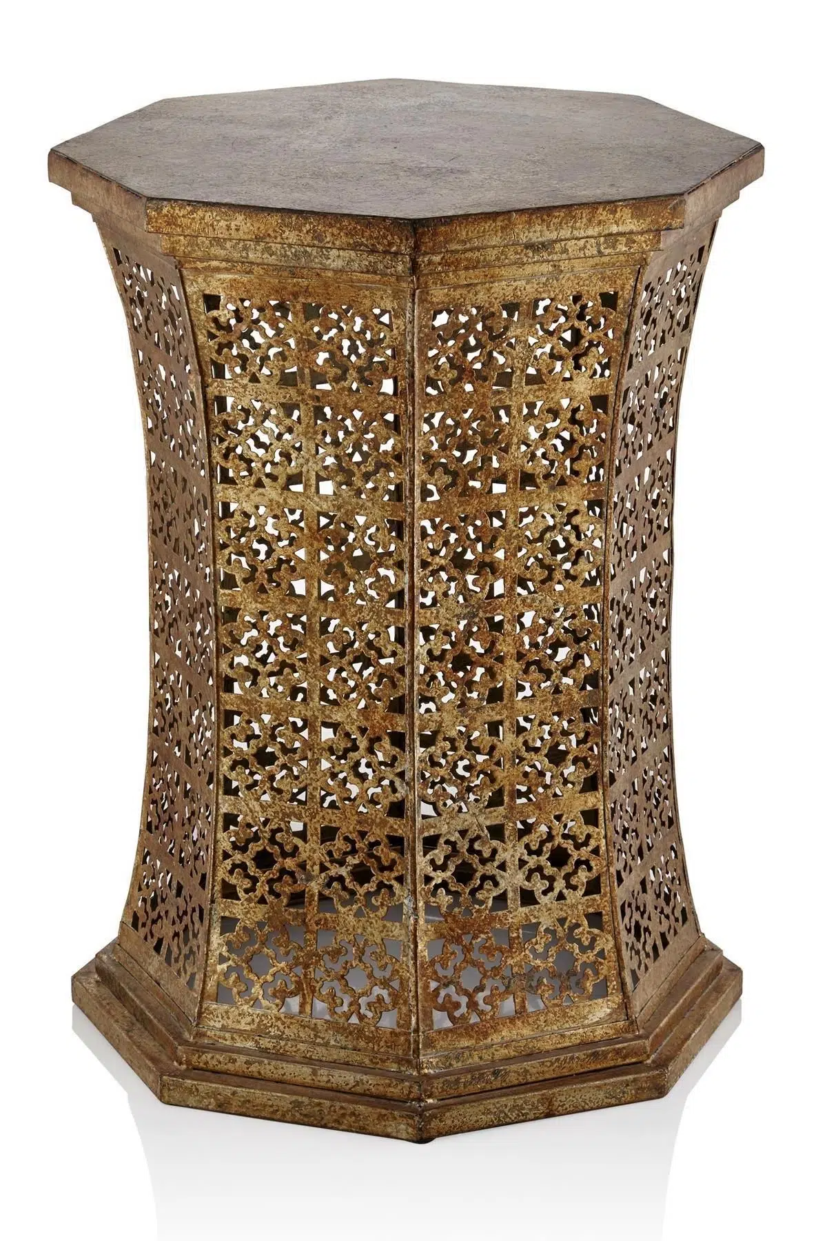 Seta Oriental Sehpa Metal Gold 56*44 Cm