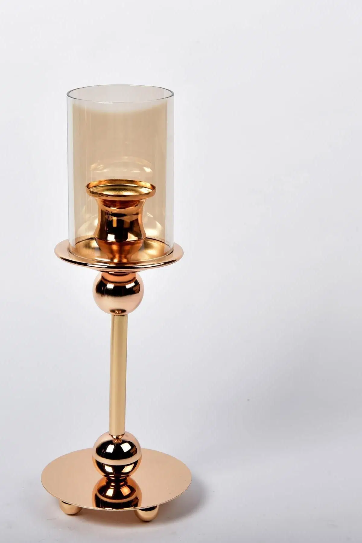 Seta Regina Mumluk Disk Ayaklı İnce Küçük Gold 33 Cm