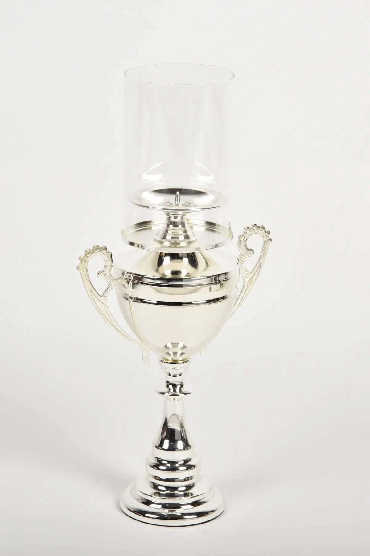 Seta Regina Mumluk Kupa Şeklinde Sılver Büyük 42X20X13Cm
