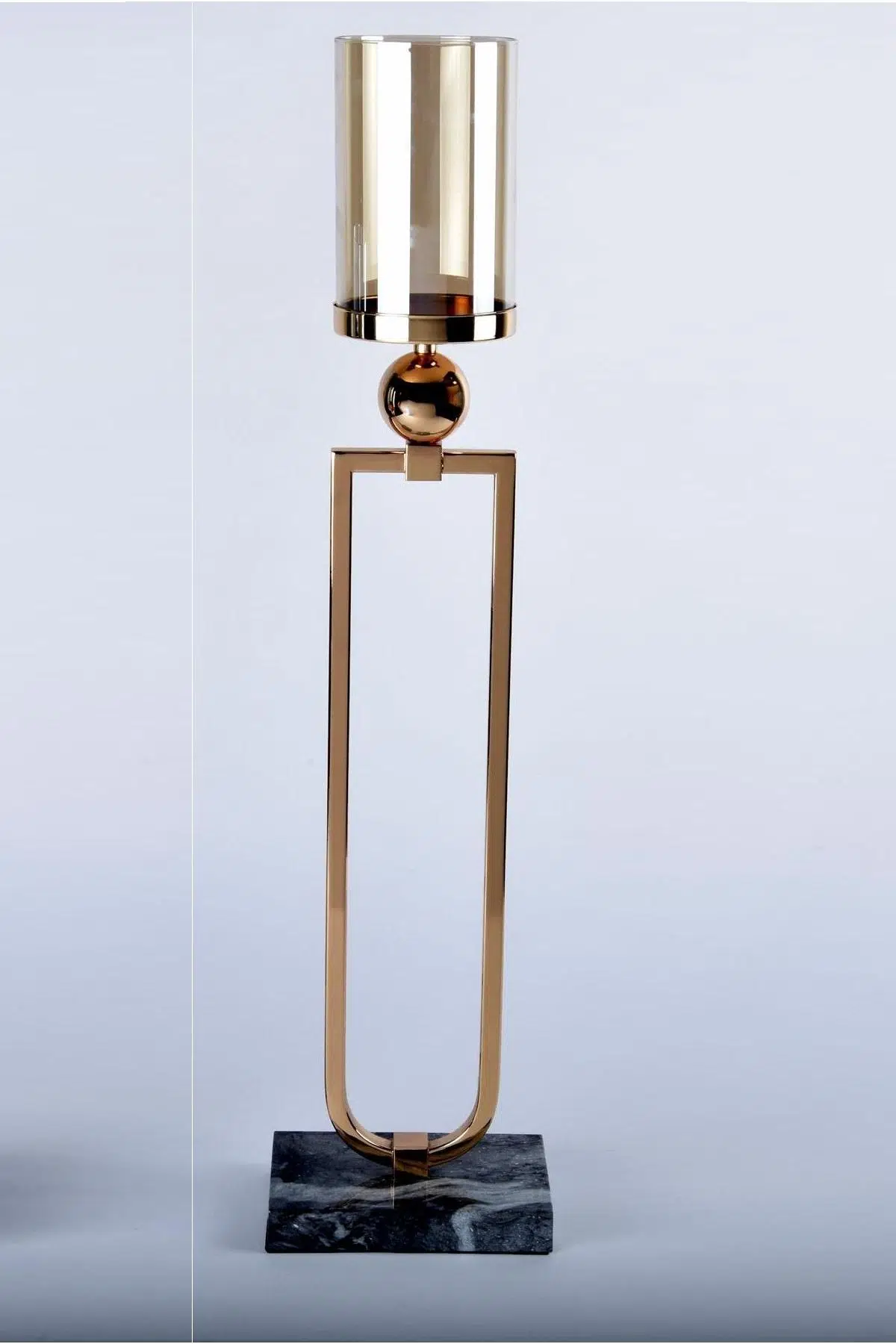 Seta Regina Mumluk Mermer Ayak Büyük Gold 67X16 Cm
