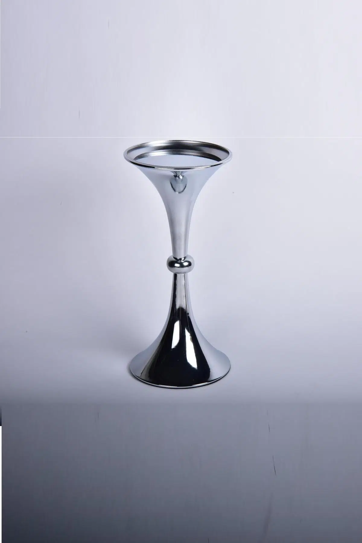 Seta Regina Mumluk Trumpet Küçük Sılver 32X15 Cm