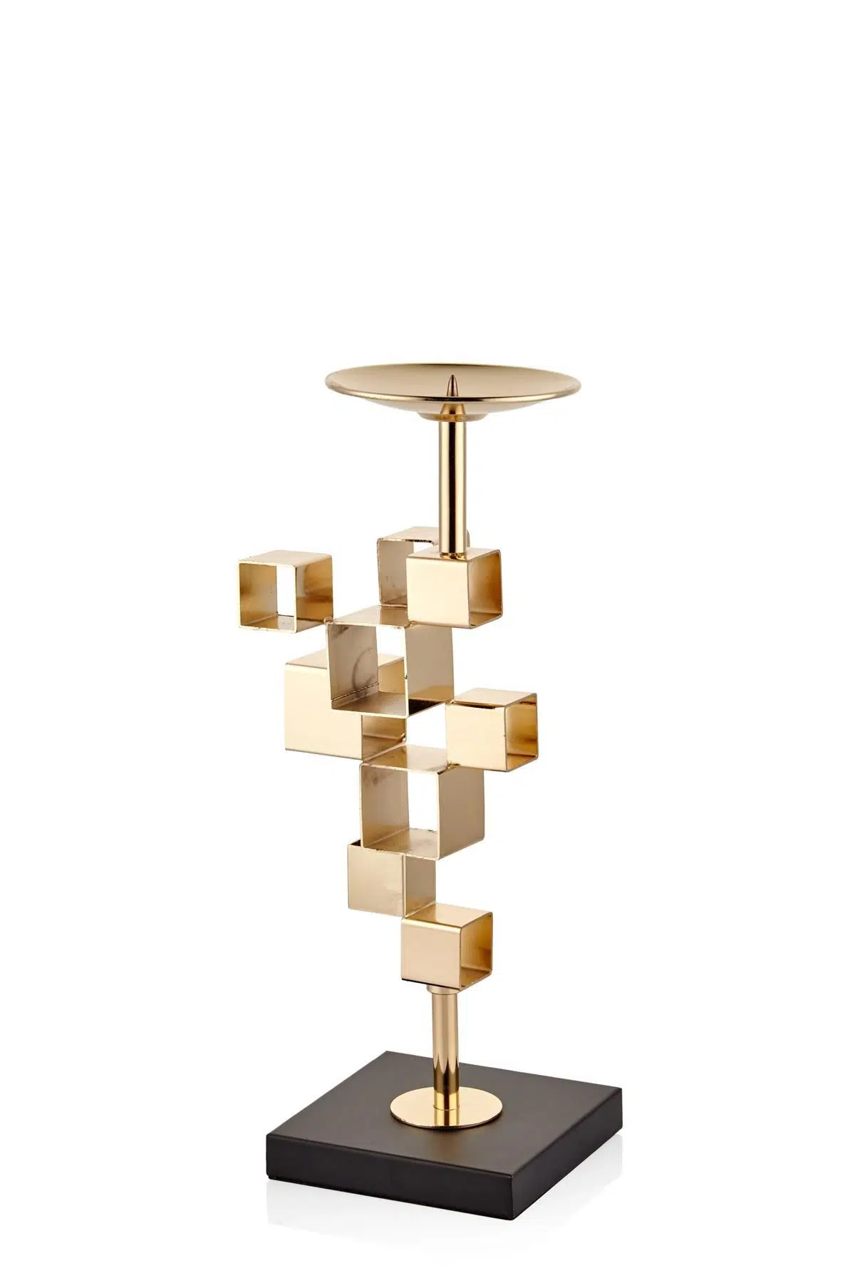 Seta Regina Şamdan Piksel Küçük Gold 35 Cm