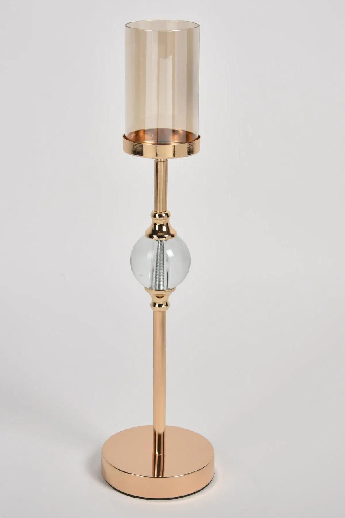 Seta Regina Şamdan Slender Kristalli Gold Büyük 12X12X47 Cm