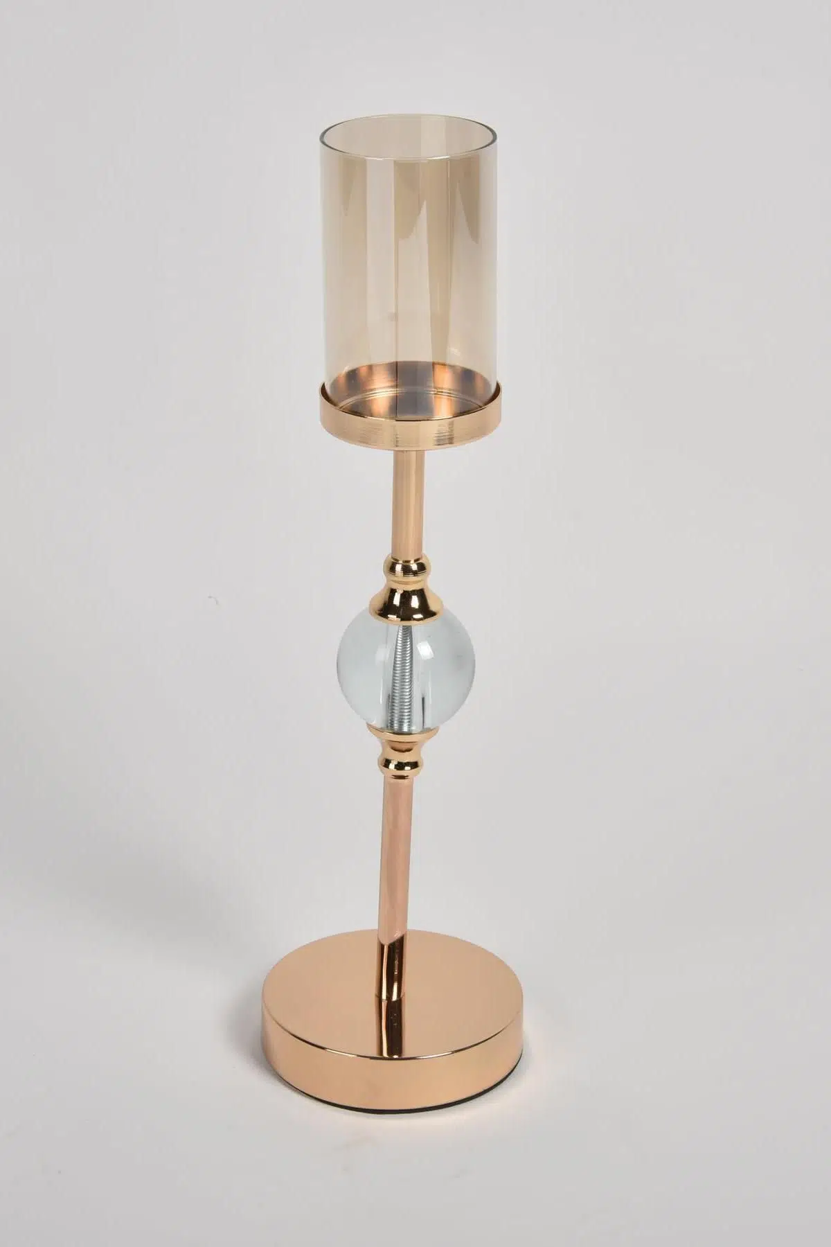 Seta Regina Şamdan Slender Kristalli Gold Küçük 12X12X42 Cm