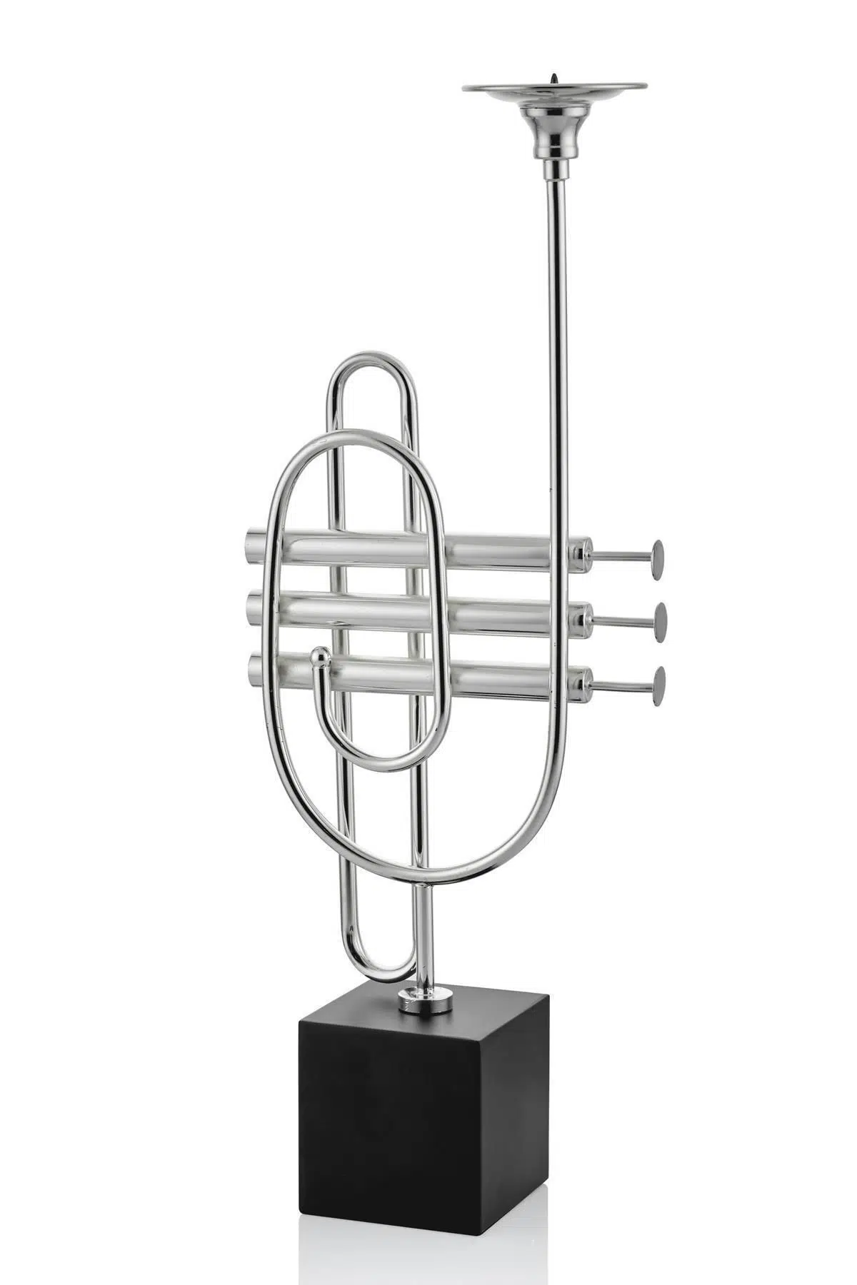 Seta Regina Şamdan Trumpet Dik Sılver 10X22X57 Cm