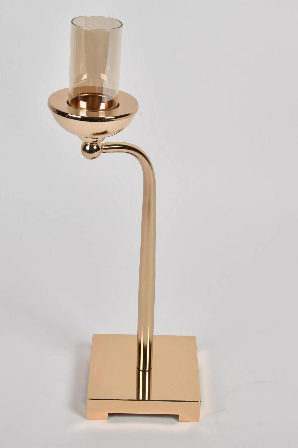 Seta Regina Şamdan Yana Eğik Gold Büyük 13X13X46 Cm