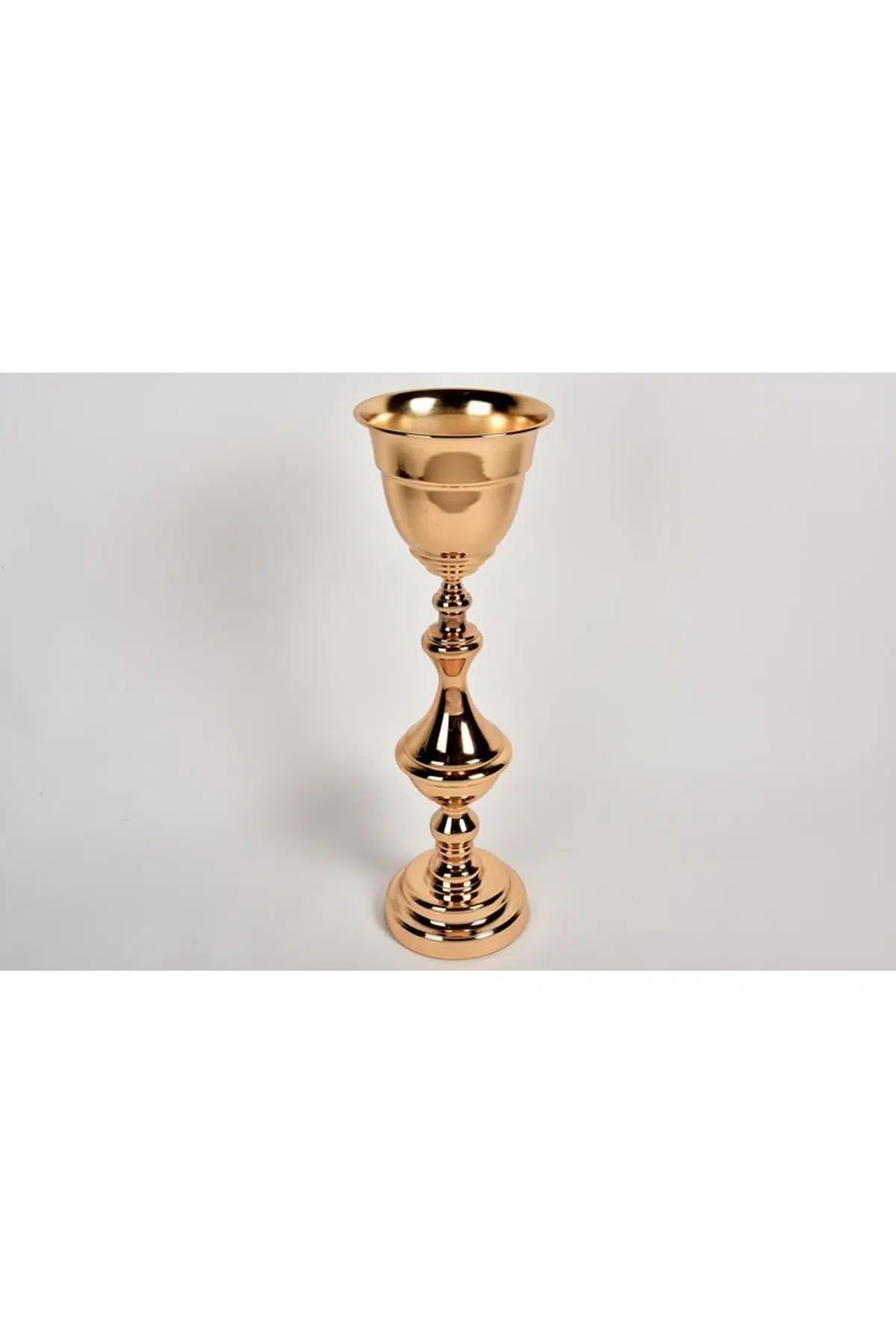 Seta Regina Vazo Orta Katlı Gold 20X20X65 Cm