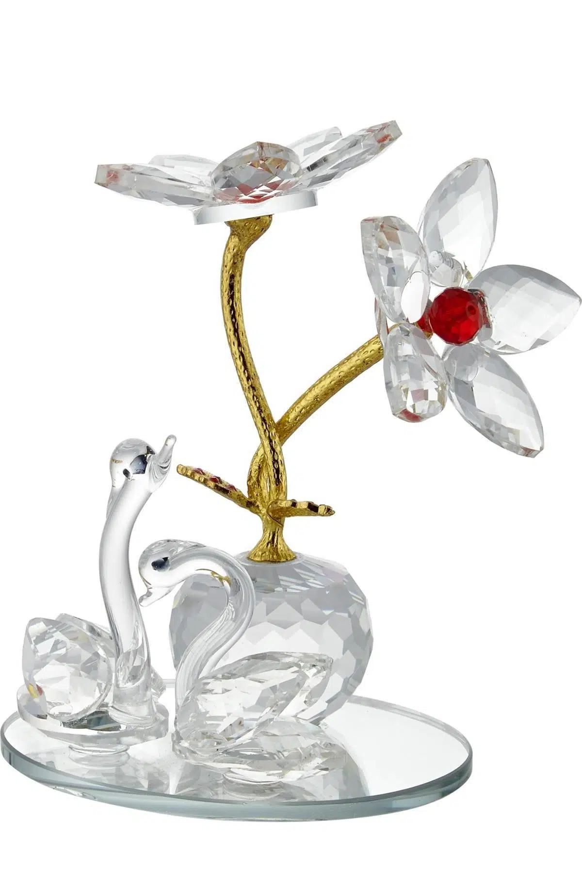 Seta Shine Pirinç Dallı Kuğulu 2Li Çiçek 12*10 Cm
