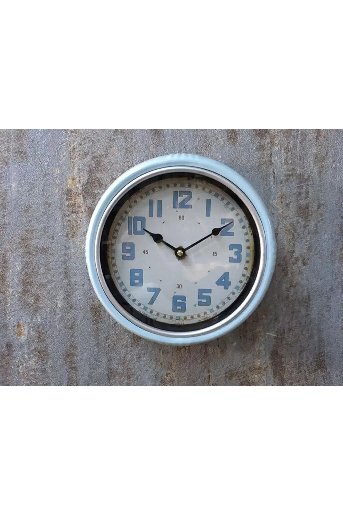 Seta Time Duvar Saati Mavi Gold Lıne 25*6*25 Cm