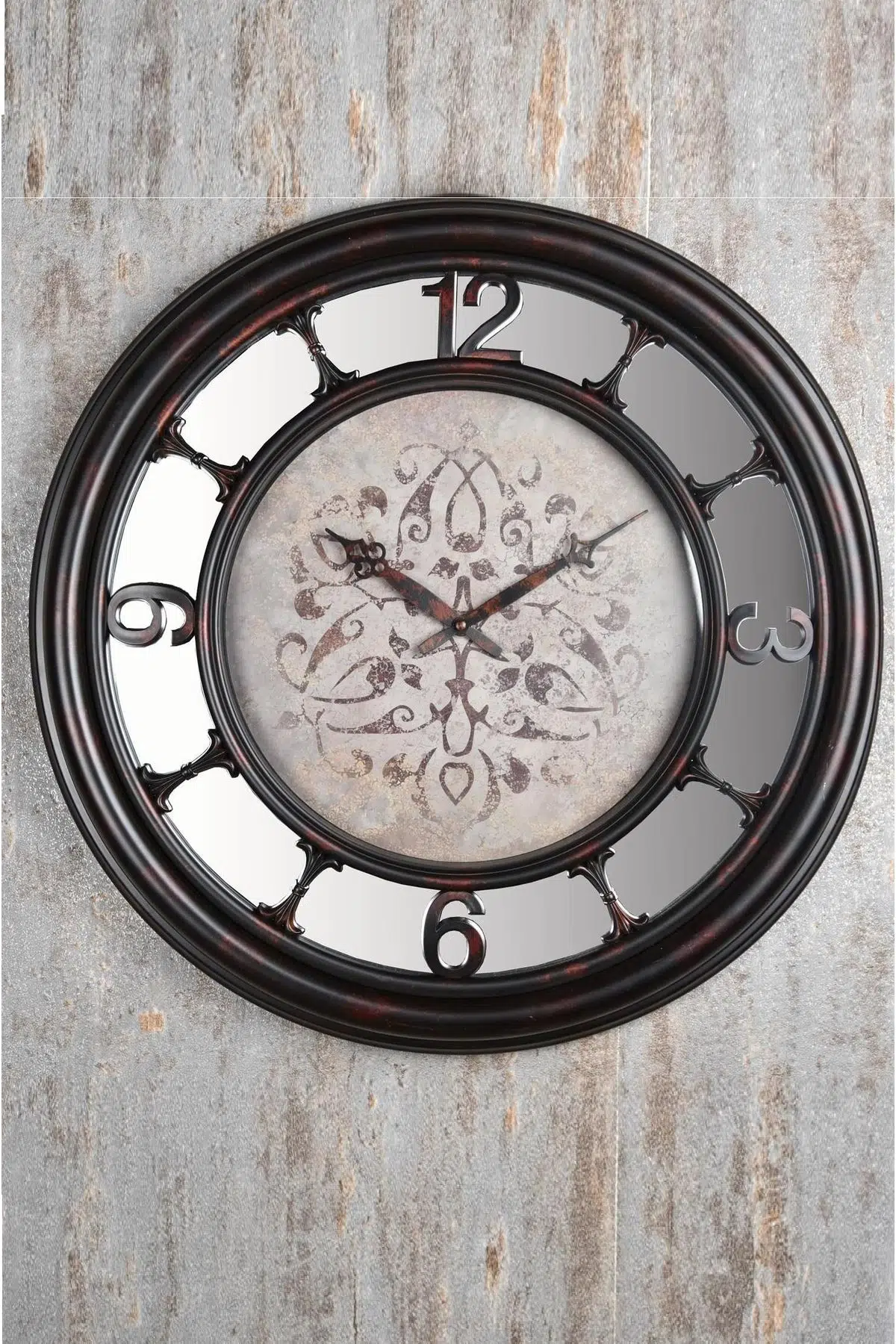Seta Time Duvar Saati Numbers On Mırror 57 Cm