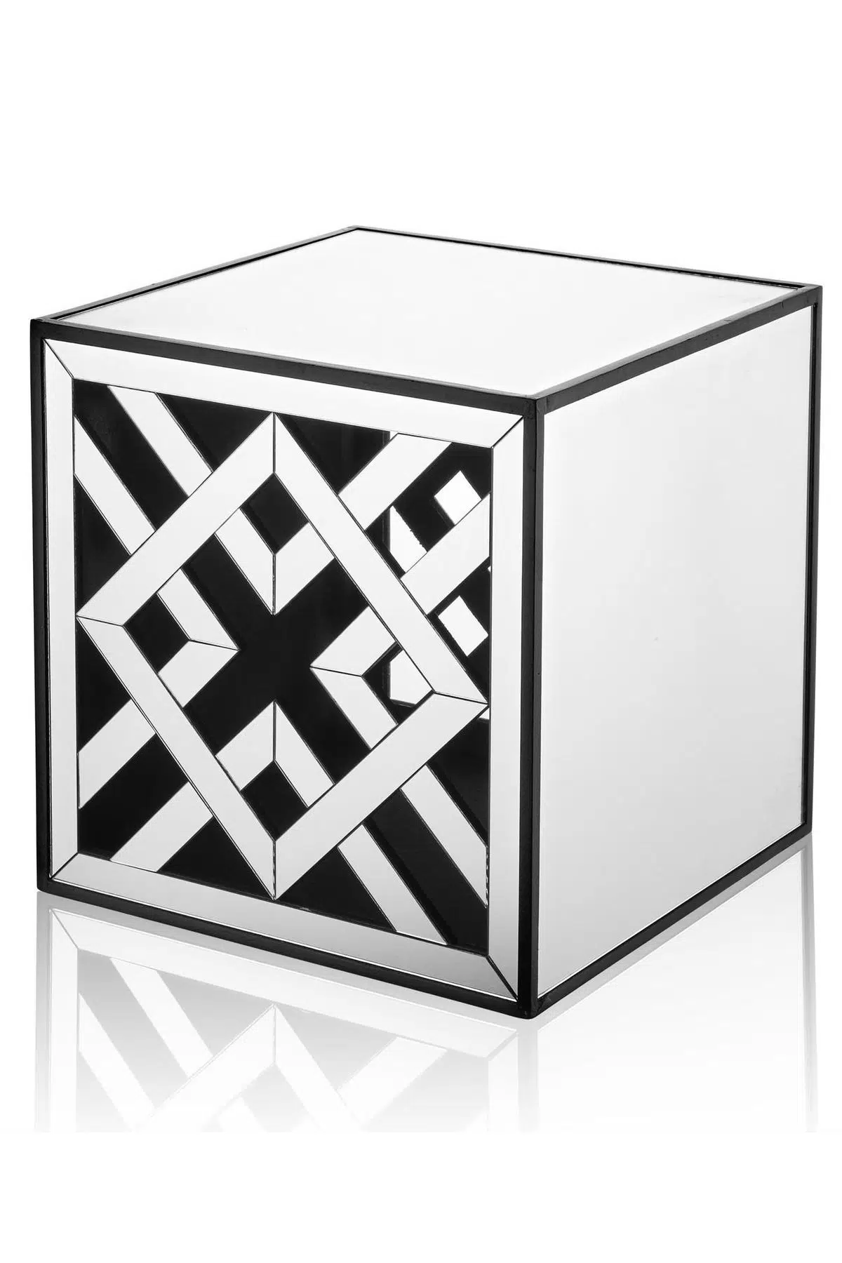 Seta Wall-Art 013 Shıny Cube Aynalı Sehpa 40*40*40 Cm