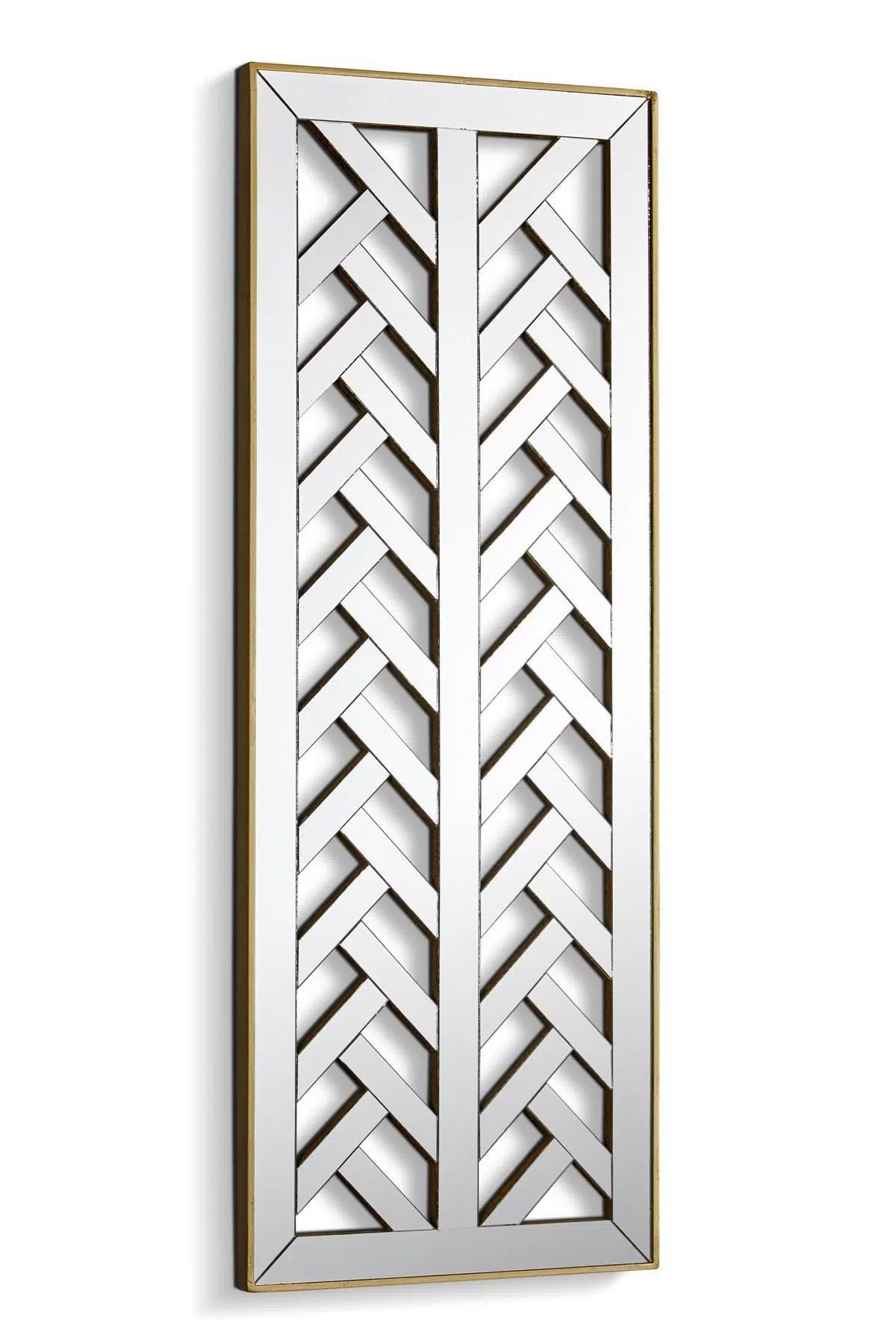 Seta Wall-Art 014 Aynalı Duvar Dekoru Yaprak 31*4*81 Cm