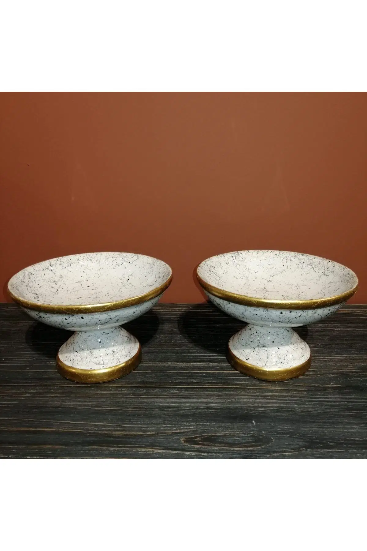 Seta Whıte Marble 2Li Çerezlik 11*18 Cm