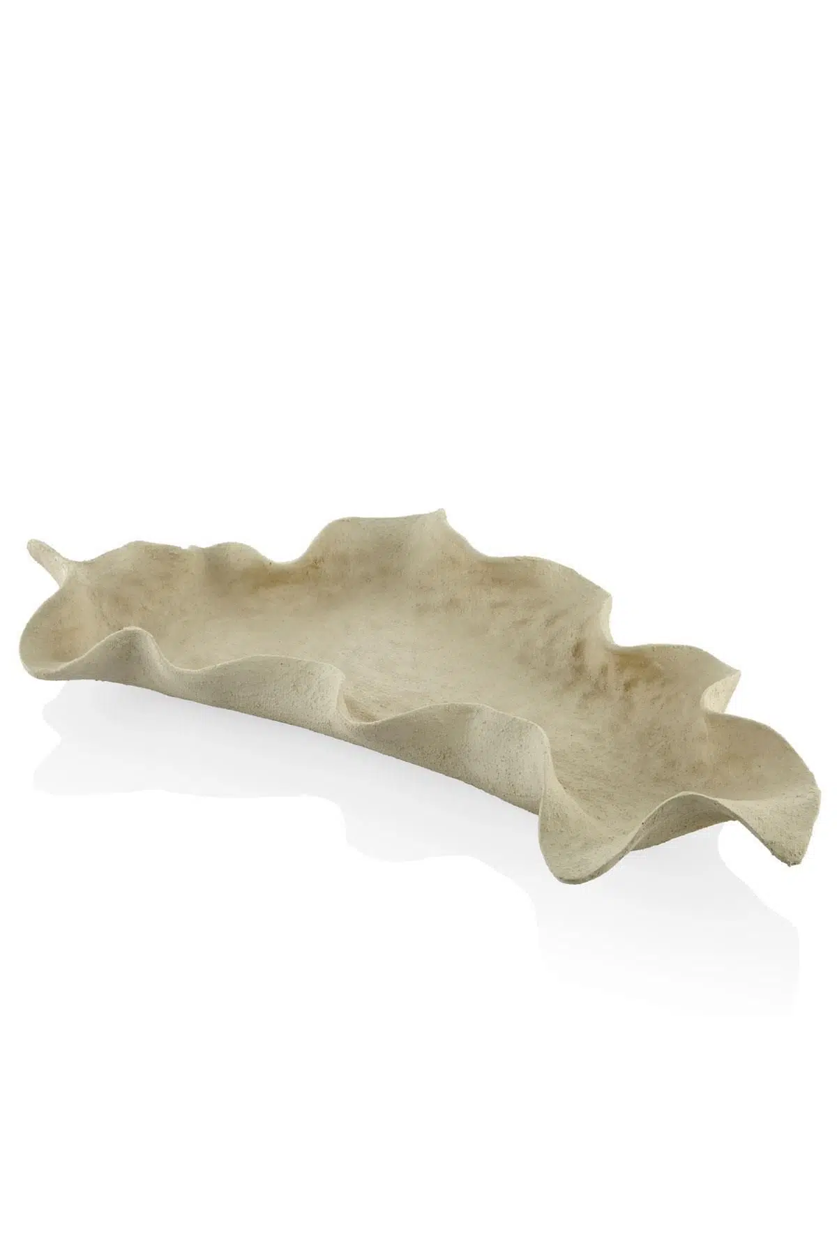 Setabianca Amalfi Dekoratif Tabak Krem 24*46 Cm