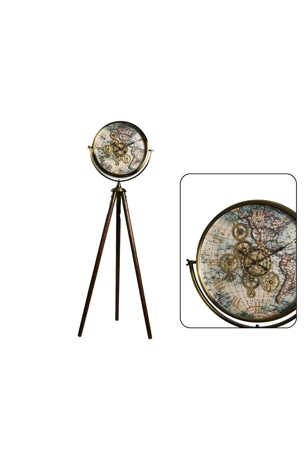 Setabianca DS-T01 Ayaklı Çarklı Saat 45 cm-170 cm
