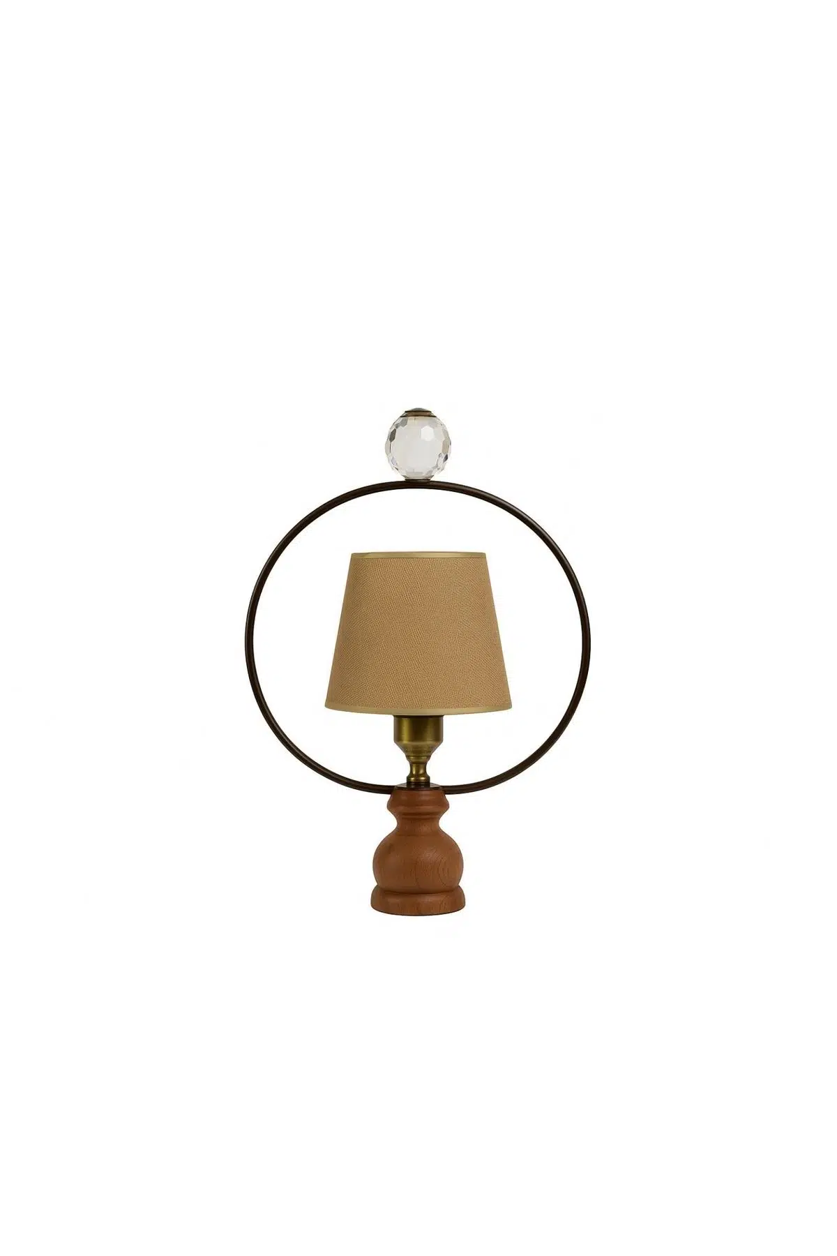 Setabianca Lignum Halkalı Abajur 50 cm