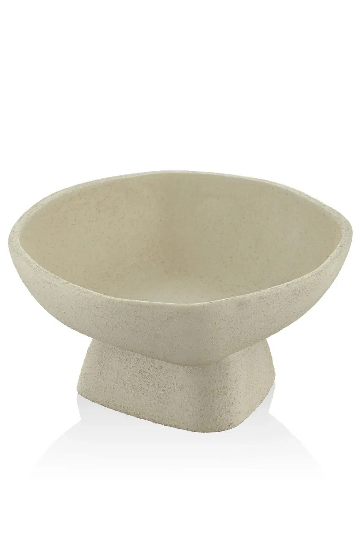 Setabianca Marbella Dekoratif Tabak Krem 24*24*18 Cm