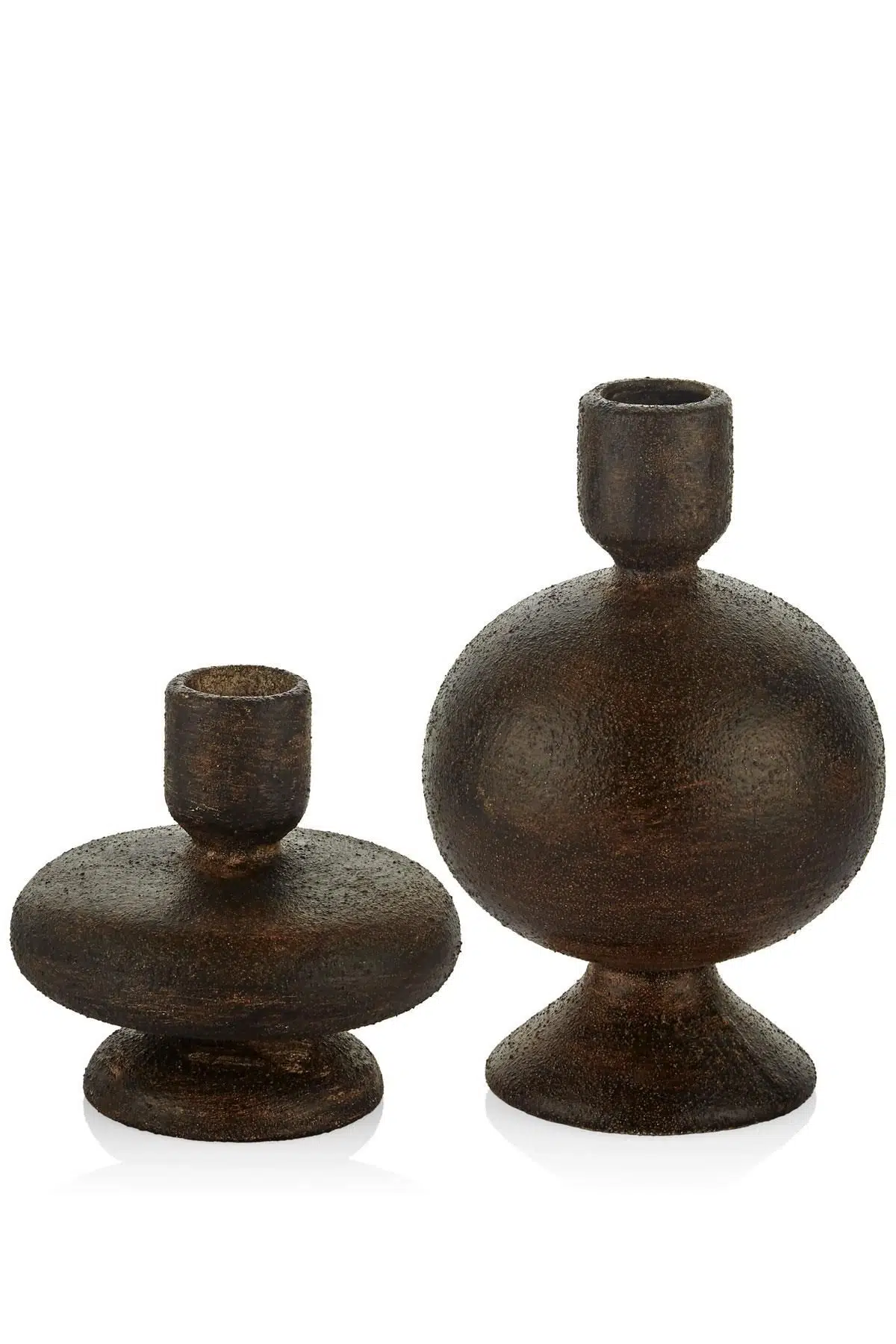 Setabianca Portofino 2li Şamdan Seti Kahve 10*17 Cm
