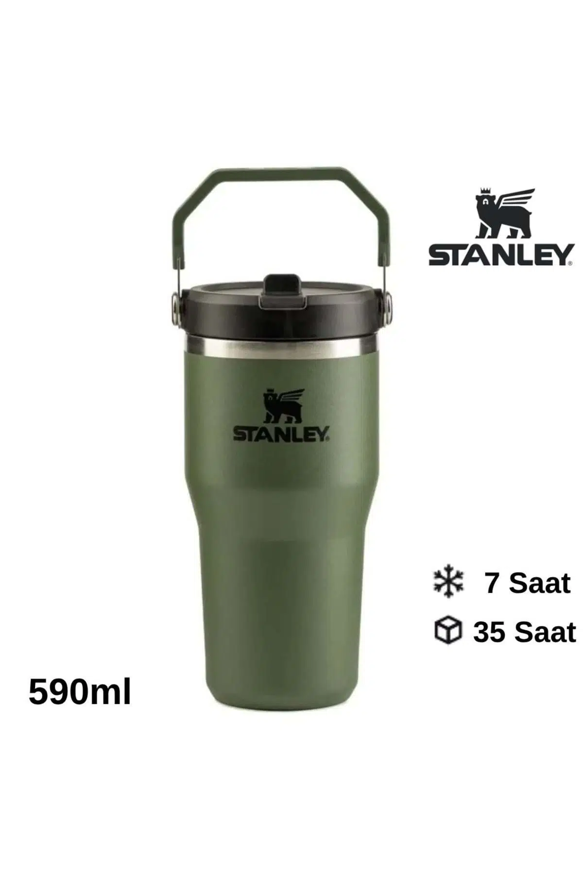 Stanley The IceFlow Flip Straw 2.0 Tumbler 0.6L / 20oz Dried Pine
