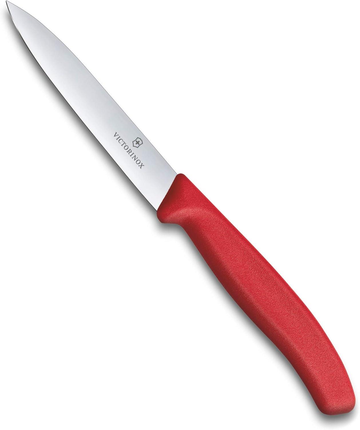 Victorinox Soyma Bıçağı 10 Cm Sivri Sc Kırmızı
